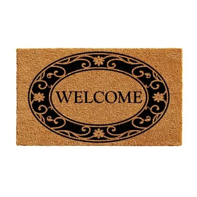 Calloway Mills Plantation Welcome Outdoor Rectangular Doormat In Multi