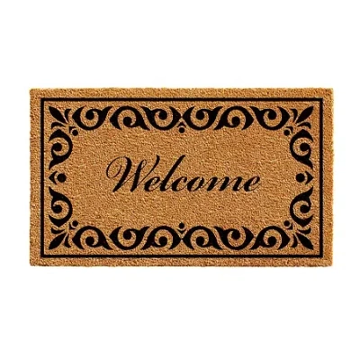 Calloway Mills Breaux Welcome Outdoor Rectangular Doormat In Multi