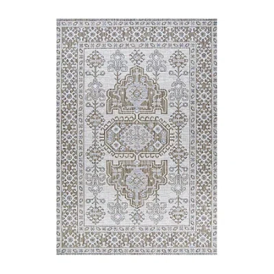 Couristan Charm Woodburn Flatweave Indoor Outdoor Rectangular Area Rug In Multi