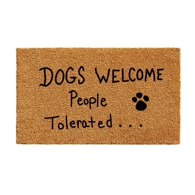Calloway Mills People Tolerated Outdoor Rectangular Doormat In Multi