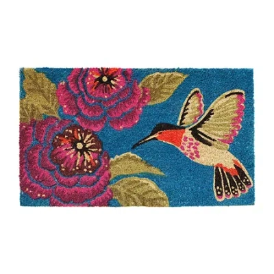 Calloway Mills Hummingbird Delight Outdoor Rectangular Doormat In Multi