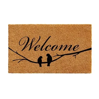 Calloway Mills Serenity Outdoor Rectangular Doormat In Brown