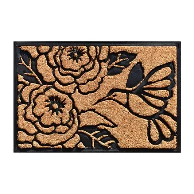 Calloway Mills Hummingbird Haven Outdoor Rectangular Doormat In Multi