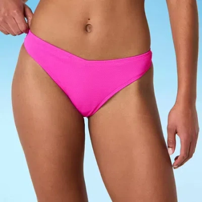 Forever 21 Womens Lined Juniors Bikini Swimsuit Bottom In Pink