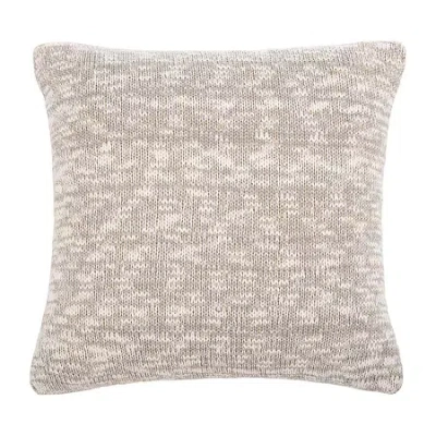 Safavieh Ralen Knit Square Throw Pillow In White
