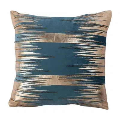 Safavieh Prasla Square Throw Pillow In Blue