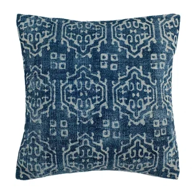 Safavieh Rez Square Throw Pillow In Blue