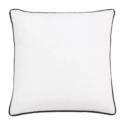 Safavieh Edeline Square Throw Pillow In White