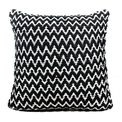 Lr Home Milo Modern Square Throw Pillow In Black