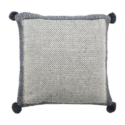 Safavieh Dania Knit Square Throw Pillow In Gray