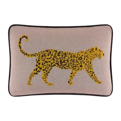 Rochelle Porter Jaguar Rectangular Throw Pillow In Sand