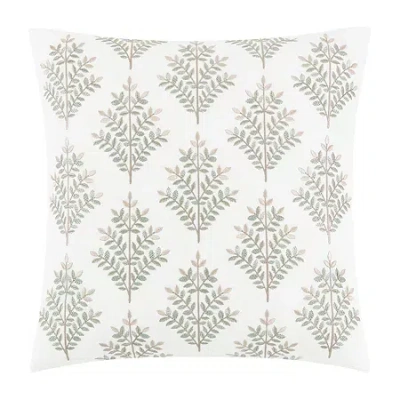 Rose Tree Komodo Square Throw Pillow In Sand