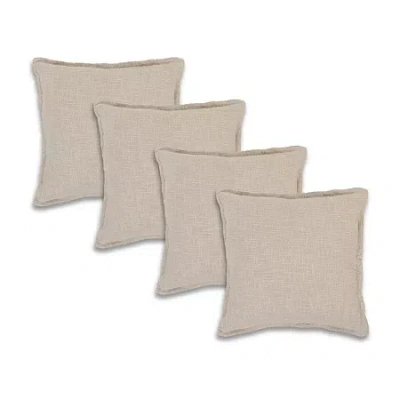 Lr Home 2-pc. Square Throw Pillow In Neutral