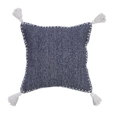 Lr Home Square Throw Pillow In Blue