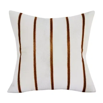 Lr Home Square Throw Pillow In White