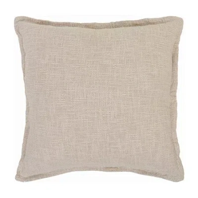 Lr Home Square Throw Pillow In Sand