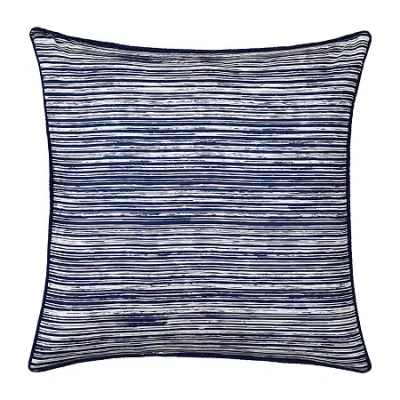 Royal Court Square Throw Pillow In Blue