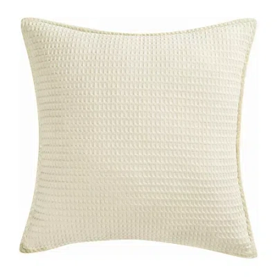 Cannon Cotton Waffle Decorative Pillow Bed Pillow In Sand