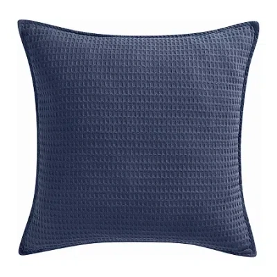 Cannon Cotton Waffle Decorative Pillow Bed Pillow In Blue