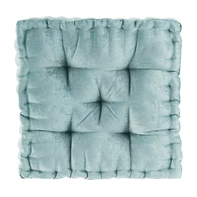 Intelligent Design Charvi Floor Pillow In Blue