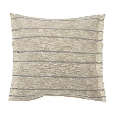 Lr Home Jason Stripe Square Throw Pillow In Blue