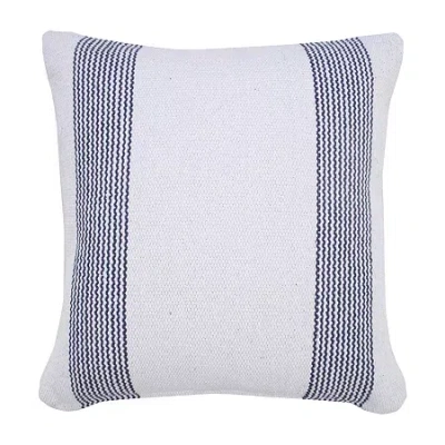 Lr Home Caly Geometric Square Throw Pillow In Blue