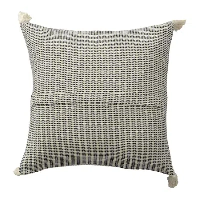 Lr Home Roy Stripe Square Throw Pillow In Blue