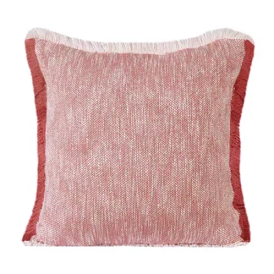 Lr Home Cirra Modern Square Throw Pillow In Red