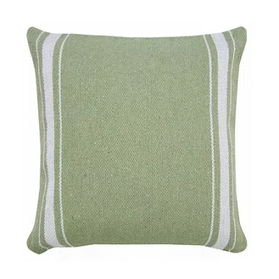 Lr Home Fin Geometric Square Throw Pillow In Green