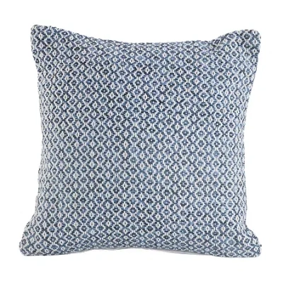 Lr Home Rile Geometric Square Throw Pillow In Blue