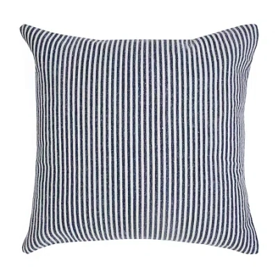 Lr Home Smith Stripe Square Throw Pillow In Blue