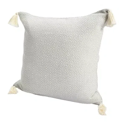 Lr Home Cali Geometric Square Throw Pillow In Gray