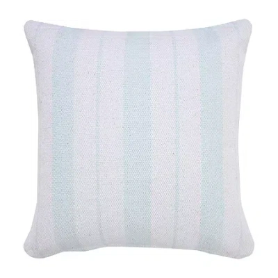 Lr Home Rin Geometric Square Throw Pillow In Blue