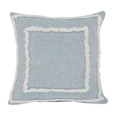 Lr Home Cala Geometric Square Throw Pillow In Blue