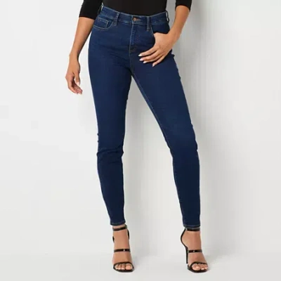 Bold Elements Womens Skinny Fit Jean In Blue