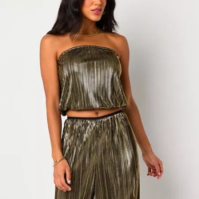 Bold Elements Womens Sleeveless Bandeau In Animal Print