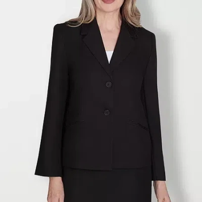Alfred Dunner Classics Womens Regular Fit Suit Jacket In Black