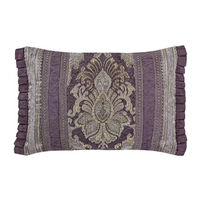 Five Queens Court Dominique Rectangular Throw Pillow In Purple