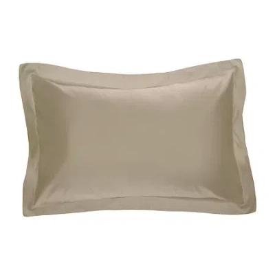 Bed Maker's Levinsohn Textile Tailored Pillow Sham In Brown