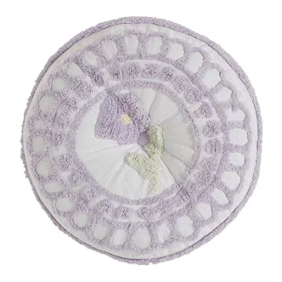 Better Trends Bloomfield Throw Pillow In Purple