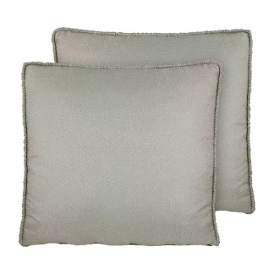 Rose Tree Norwich Solid Reversible Euro Sham In Green