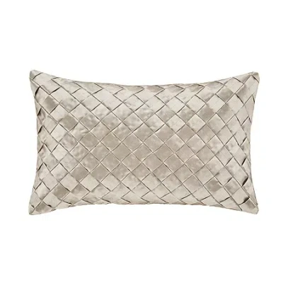 Five Queens Court Dalton Rectangular Throw Pillow In Gold