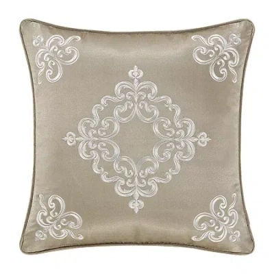 Royal Court Potenza Square Throw Pillow In Sand