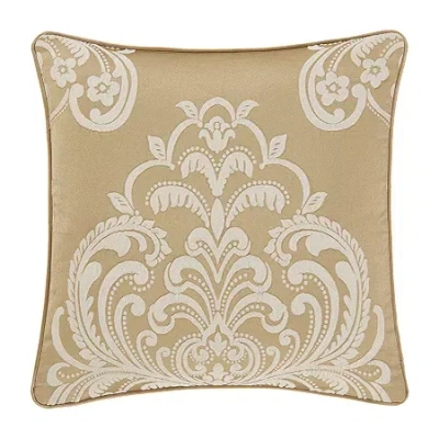 Royal Court Potenza Square Throw Pillow In Yellow