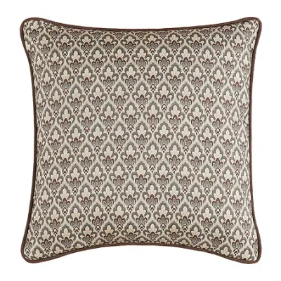 Royal Court Maren Square Throw Pillow In Brown