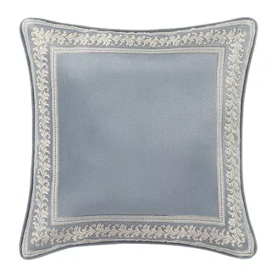 Royal Court Lorenzo Square Throw Pillow In Blue