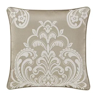 Royal Court Potenza Square Throw Pillow In Sand