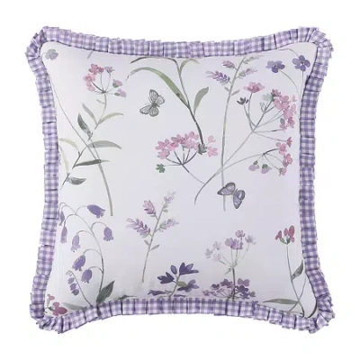 Royal Court Nola Square Throw Pillow In Purple