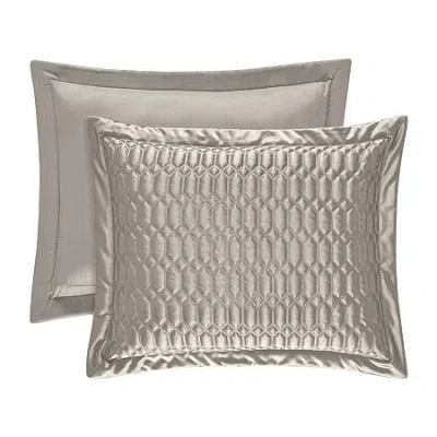 Five Queens Court Saranda Pillow Sham In Gray