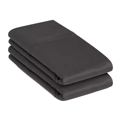 Bed Hog Pima Cotton Pillowcases In Gray